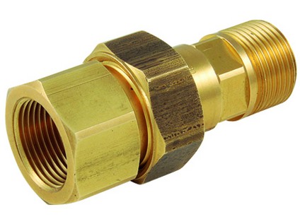 TIEMME šroubení se zpětnou klapkou pro připojení expanz. nádoby 3/4