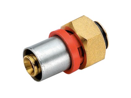 TIEMME adaptér pro připojení vícevrstvých trubek 16 x 1/2