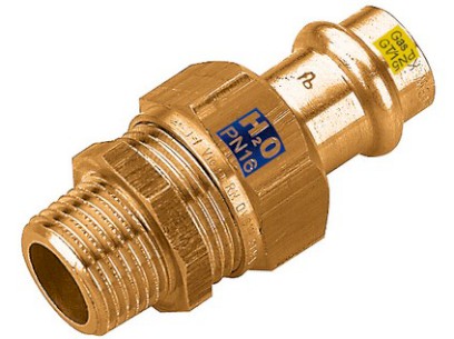 FRABOPRESS  hrdlo s vnějším závitem F x Fil.M  22 x 1/2