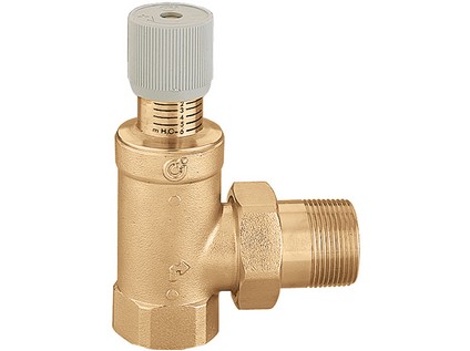 CALEFFI nastavitelný diferenční by-pass ventil