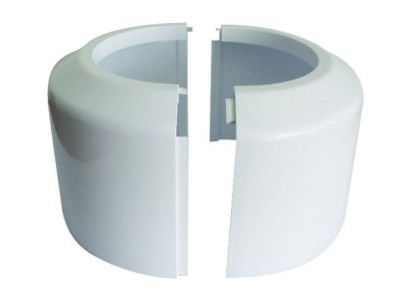 Jednodílná krycí růžice k dopojení WC  DN 110, vnější průměr 170 mm