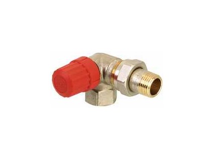 DANFOSS RA-NUL levý úhlový termostatický radiátorový ventil 1/2