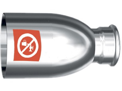 FRABOPRESS C-STEEL vsuvka redukovaná M x F    89 x 54