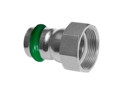 H-LINE INOXPRESS 304 půlšroubení s převl.matkou, ploché těsnění