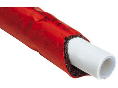 TIEMME vícevrstvá trubka AL-COBRAPEX  26 x 3,0 v červené izolaci 0,35 mm