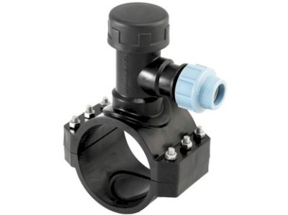 UNIDELTA navrtávací třmen s vestavným vrtákem a odbočkou 160 x 32