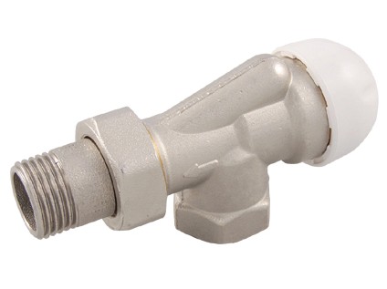 TIEMME axiální termostatický ventil dvouregulační s ruční hlavicí  1/2