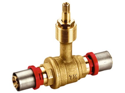 TIEMME lisovací vestavný kulový kohout