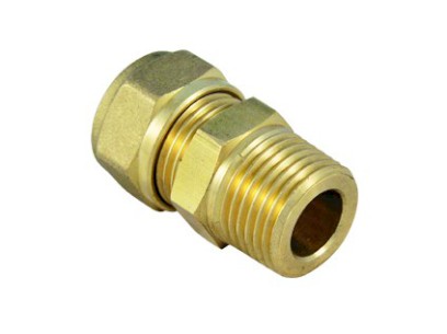 TIEMME SOLAR přímý přechod s vnějším závitem, ploché těsnění 22 x 3/4