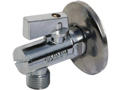 Kulový rohový ventil s filtrem, bez matky