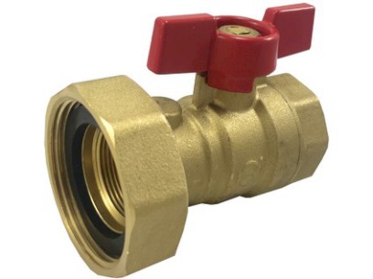 Kulový kohout s ucpávkou, s převlečnou matkou k čerpadlům 1