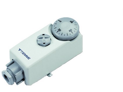 TIEMME příložný termostat s regulačním rozsahem 0-90°C