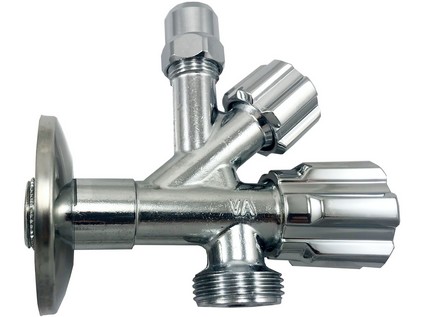 ALBERTONI kombinovaný rohový ventil s funkcí zpětného ventilu 1/2