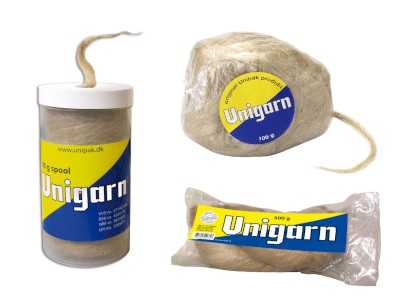 UNIGARN přírodní Instalatérský len