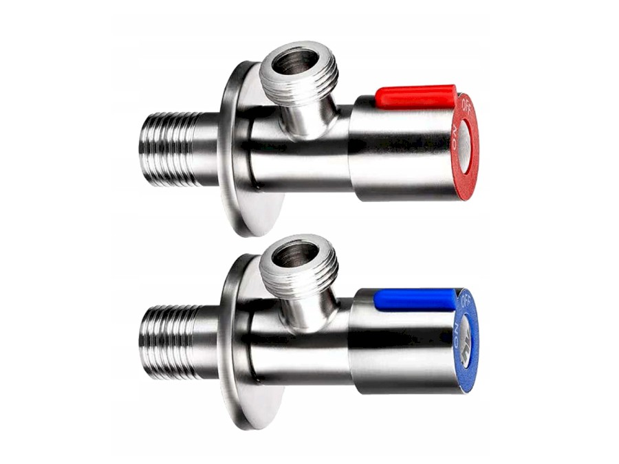 Nerezové rohové ventily 1/2