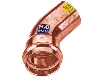 FRABOPRESS oblouk 45° M x F   18