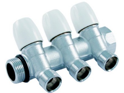 TIEMME rozdělovač MAXIMA s uzavíracími ventily G1