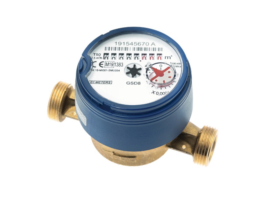 B-METERS GSD8-I bytový suchoběžný vodoměr na studenou vodu