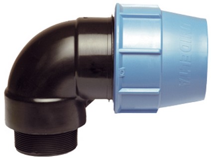 UNIDELTA koleno s vnějším závitem 40 x 1