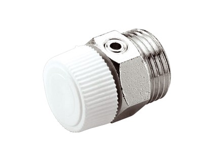 Ruční odvzdušňovací ventil s těsnícím teflonovým kroužkem 3/8