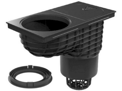 Kanalizační vpusť spodní DN 160 velkokapacitní (996 l/min.)