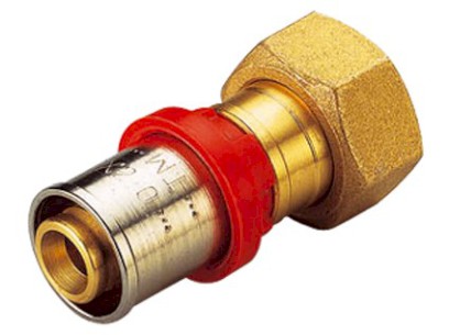 TIEMME lisovací přímý přechod s převlečnou matkou 20 x 1/2