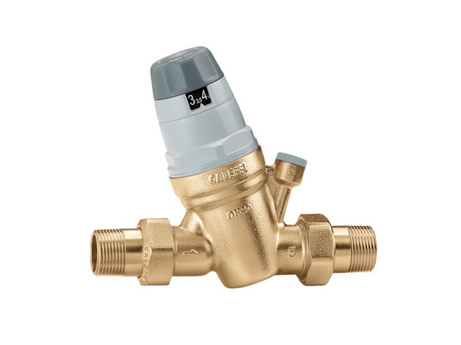 CALEFFI redukční ventil s připojením na manometr