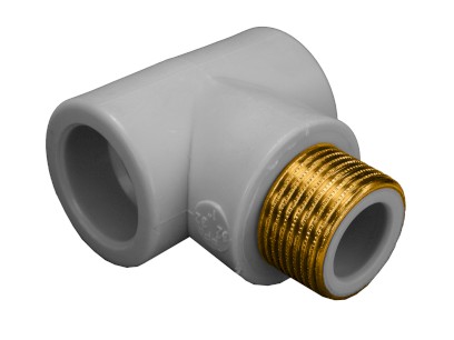 PPR T-kus se závitem MZV 20 x 3/4