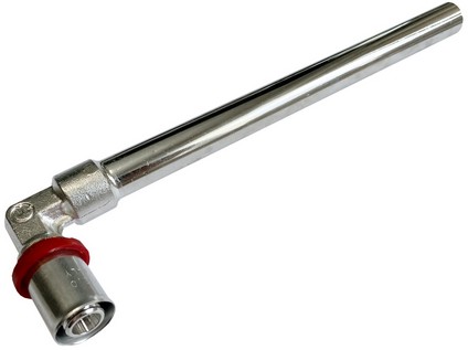 H-LINE koncové lisovací koleno k radiátorům, 16 x 15 mm, L=200 mm