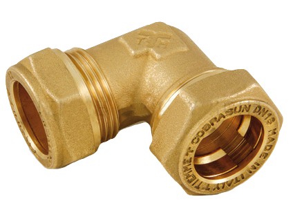 TIEMME COBRASUN koleno na Cu trubky DN 16 x 22