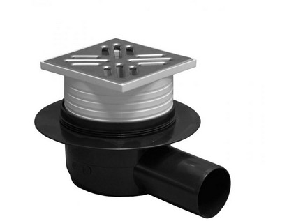 Podlahová vpusť boční nerez  DN 50