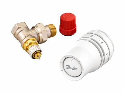 DANFOSS set rohový ventil RA-N DN15 a hlavice Redia (5093)