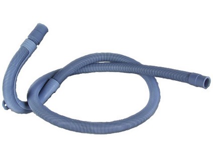 Vypouštěcí pračková hadice 19 x 22 mm s plastovým kolenem délka 150 cm