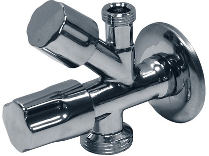 Kombinovaný rohový ventil 1/2