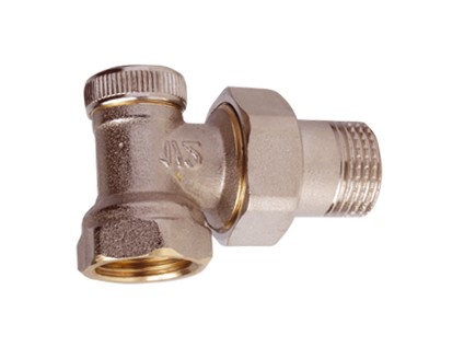 Rohové radiátorové uzavíratelné šroubení 1/2