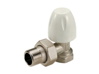 TIEMME rohový radiátorový ventil jednoregulační EXCEL  3/8