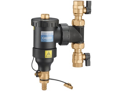 CALEFFI magnetický odlučovač s magnetem DIRTMAG s kul. kohouty