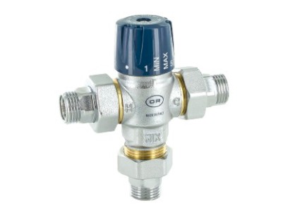 RIGAMONTI termostatický směšovací ventil se šroubením a zpětnou klapkou  1
