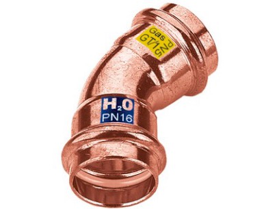 FRABOPRESS oblouk 45° F x F   54