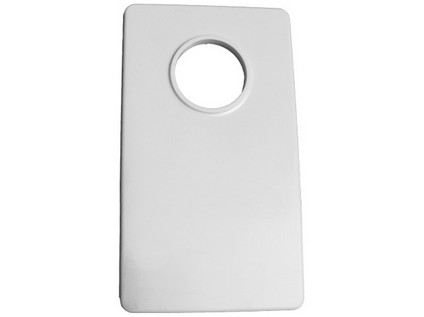 Destička k pračkovému podomítkovému sifonu, bílá