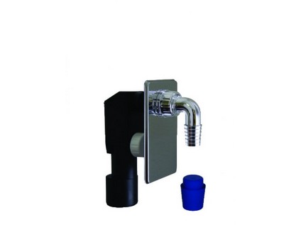 Sifon pračkový podomítkový chrom  DN 40/50