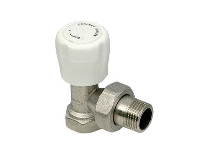 Rohový radiátorový ventil jednoregulační 1/2