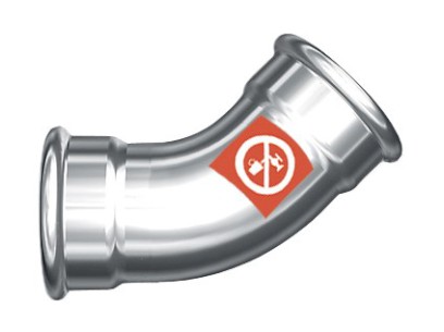 FRABOPRESS C-STEEL oblouk 45° F x F  108