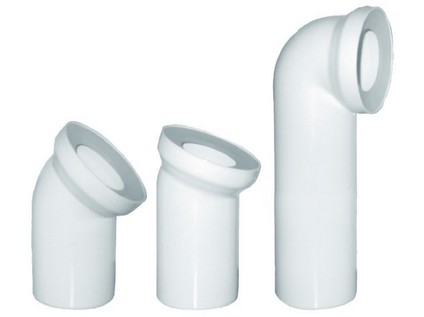 WC dopojení - koleno  DN 110 / 90°