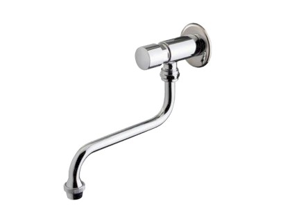 MCM nástěnná umyvadlová časová samouzavírací baterie s otočným ramínkem 165 mm