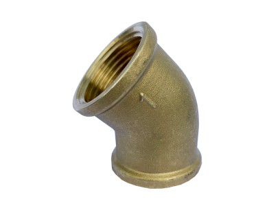 Mosazné koleno 45° MM bez lemu