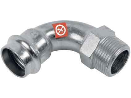 FRABOPRESS C-STEEL koleno 90° F x Fil.M