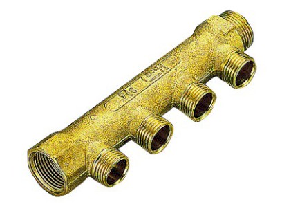 TIEMME mosazný rozdělovač LINEARE