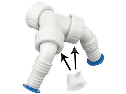 HAAS dvojité pračkové dopojení 1