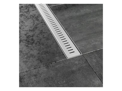 RAVAK plastový odtokový žlab s nerez. mřížkou ZEBRA 75 cm